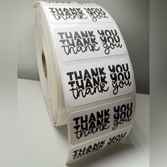 Pack of 100 stickers | Thank You stickers roll for Poshmark | Shipping S… - Picture 6 of 9
